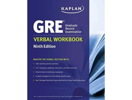 Livro GRE Verbal Workbook de Kaplan Test Prep (Inglês)