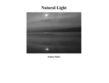 Livro Natural Light Andrew Peters (Inglês)