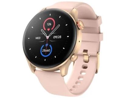 Riversong Relógio digital Marcador redondo chique e personalizável Rose gold