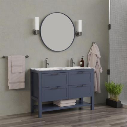Móvel de casa de banho KENDE 4 GAVETAS 120 AZUL