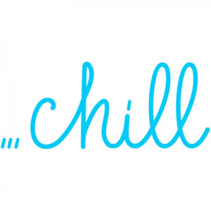 Led Sign 40 Chill (ice blue)