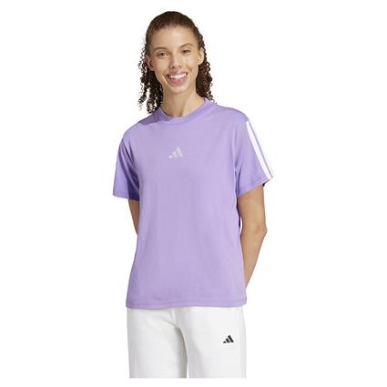 Adidas Camiseta De Manga Curta Essentials 3 Stripes Cotton