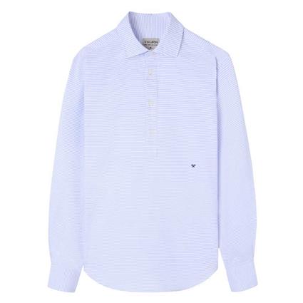 Silbon Camisa De Manga Comprida Sport Oxford 1/2