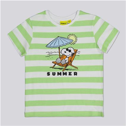 T-shirt Snoopy - Branco - T-shirt Menino Peanuts tamanho 2