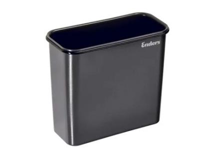 Porta Utensílios 21 5 X 10 5 X 19 Cm Preto ENDERS