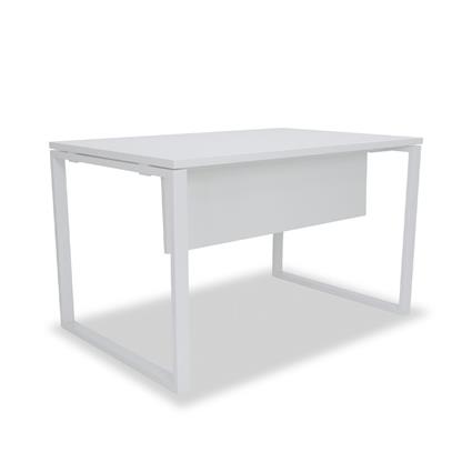 Secretárias de Escritório 1200x800x740mm Kclose Melamina Branco / Branco