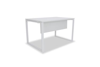 Secretárias de Escritório 1600x800x740mm Kclose Melamina Branco / Branco