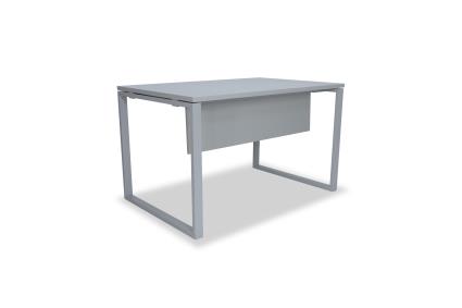 Secretárias de Escritório 1800x800x740mm Kclose Melamina Cinza / Cinza