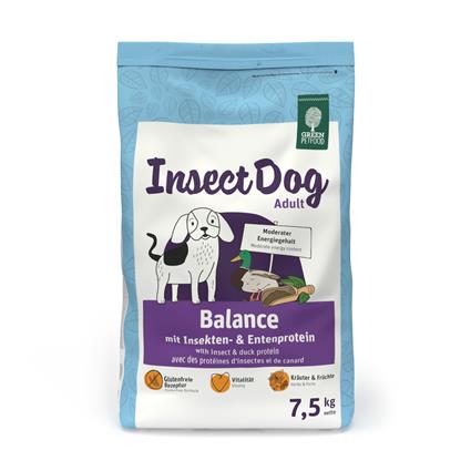 Green Petfood InsectDog Balance Insetos e Frango - 7,5 kg