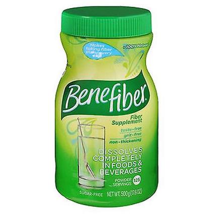 Suplemento de Fibra Prebiótica Benefiber em Pó, 17.6 Oz (Pacote de 1)