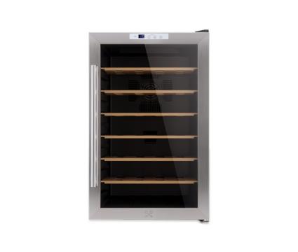 Refrigerador de vinhos de instalação livre cavcb28 les petits champs, 28 garrafas