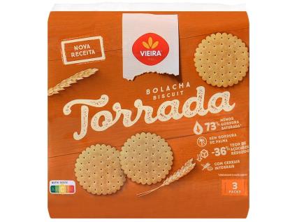 Bolacha Vieira De Castro Torrada 600g