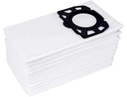 12 Sacos para Aspiradores Karcher WD4, WD5, MV4, MV5, MV6 TOVBMUP