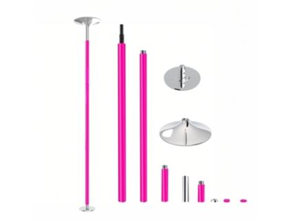 Leogreen Barra De Pole Dance De Silicone, Altura Ajustável De 223,5-274,5 Cm, Estática E Giratória, Capacidade De 200 Kg, Para Home Club