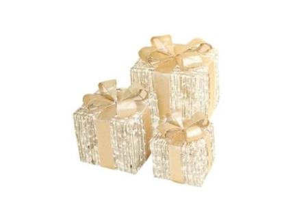 Caixas de Presentes de Natal para Decoração de Interiores e Exteriores TOVBMUP