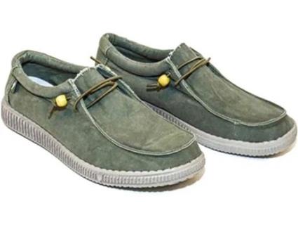 Sapatos WALKIN PITAS 150 Wallabi Algodão Mulher (41 - Verde)