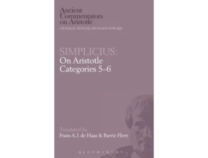 Livro On Aristotle Categories 5-6 (ancient Commentators On Aristotle) Hardcover Simplicius, Of Cilicia (Inglês)