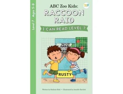 Livro ABC Zoo Kids Raccoon Raid I Can Read Level 7 de Stefanie Hohl (Inglês)