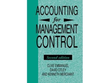 Livro Accounting for Management Control de Emmanuel (Inglês)