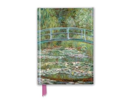 Livro claude monet: bridge over a pond of water lilies (foiled journal) de created by flame tree studio (inglês)