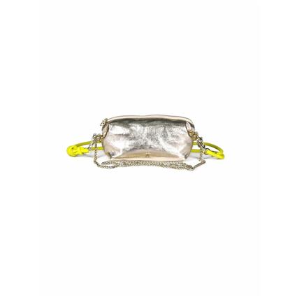 Carteira estilo clutch, em pele, NUAGE, Craie Studio