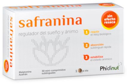 Phidinut Safranina Sono e Bem-estar 30 comprimidos sublinguais