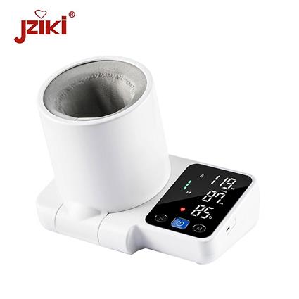 JZIKI ZK-B883 Braço Barrel Monitor Eletrônico de Pressão Arterial Digital BP Monitor Tonômetro Engl Móvel