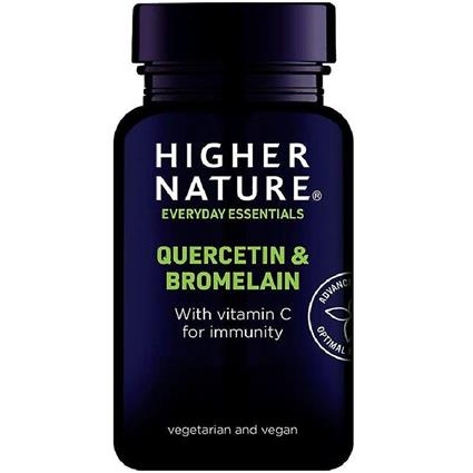 Higher Nature Pastilhas vegetais de Quercetin e Bromelain 60 (QUE060)