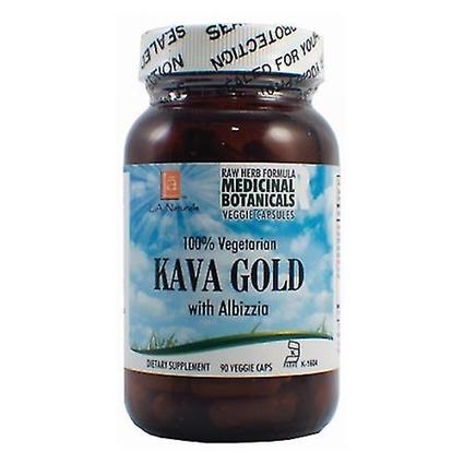 LA Naturals L.A. Naturals Kava Gold Raw Formula, 90 Veg Caps (Pack of 1)
