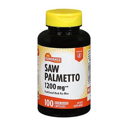 Sundance Vitamins Saw Palmetto Cápsulas,1200 mg,100 Cápsulas (Pacote de 1)