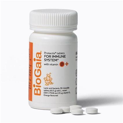 Biogaia Protectis D+ Comprimidos Mastigáveis 90
