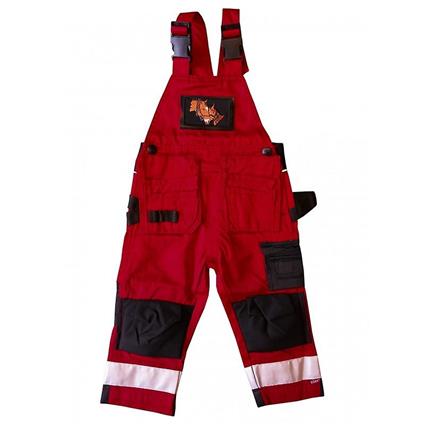 Vxo Kids Calças suspensórios com refletor Loxy Vermelho 130