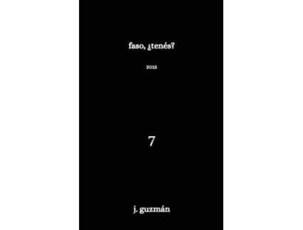 Livro Faso, ¿tenés? 2015 de J Guzmán (Inglês)