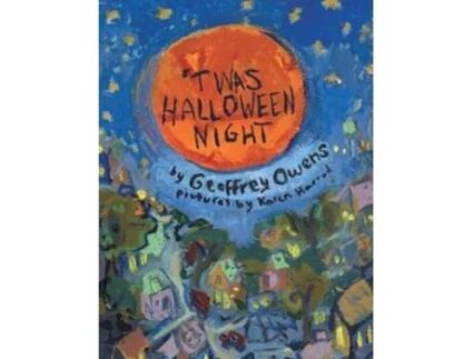 Livro Twas Halloween Night de Geoffrey Owens (Inglês - Capa Dura)