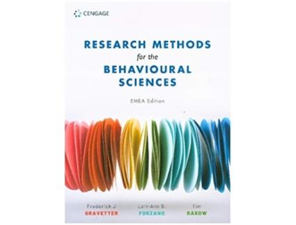 Livro Research Methods For The Behavioural Sciences de Tim Rakow, Frederick Gravetter et al. (Inglês)