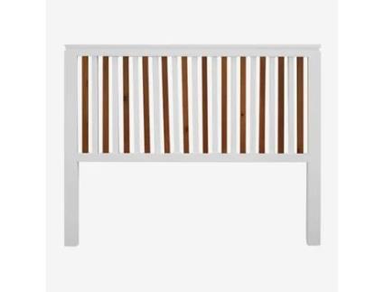 Cama com Cabeceira Daimiel PEJECAR Branco (120x145x4cm)