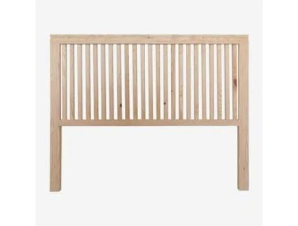 Cama com Cabeceira Daimiel Envernizado PEJECAR Castanho (120x160x4cm)