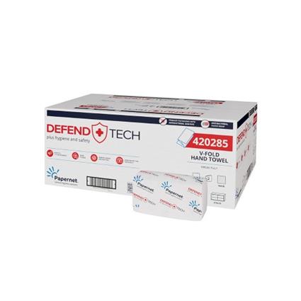 Toalhas Mão ZigZag 21x22cm 2Fls 19gr Papernet 420285 DefendTech 210x15=3150un