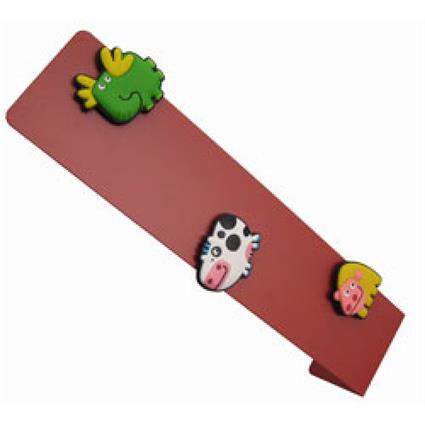 Moldura M FUN Verde + Preto + Amarelo Com 3 Magnetos CX,6UN