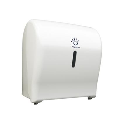 Dispensador Toalhas Rolo c/ Auto-Corte Papernet Branco