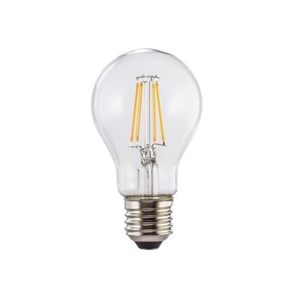 Lâmpada LED E27 4W 470lm Incandescente Transp, Branco Quente