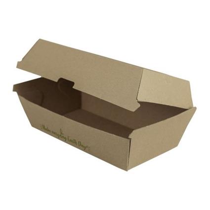 Caixa Hamburguer Kraft 800ml 21x11x8cm 25un