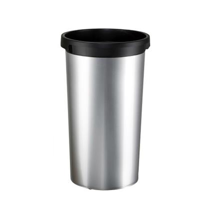 Balde 50L Redondo Iris Plástico Cor Metálico s/Tampa