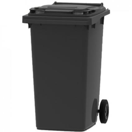 Contentor 240L Polietileno 2 Rodas c/Tampa Cinza