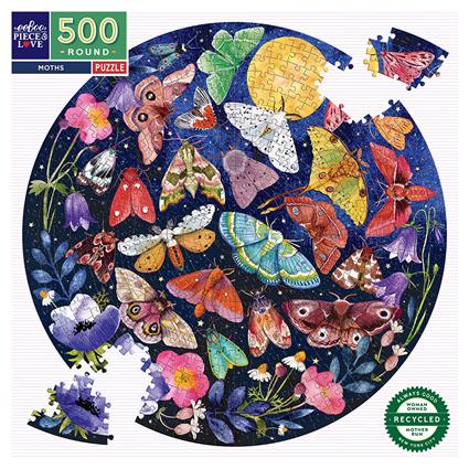 Eeboo Traças Redondas (quebra-cabeça Epzfmot 500 Peças