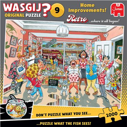 Wasgij Quebra-cabeça Retro Original 9 Melhorias Na Casa! (1000 Peças)