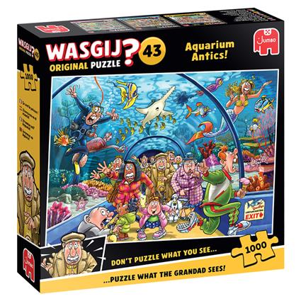 Wasgij Original 43: Brincadeiras No Aquário (1000 Peças) Quebra-cabeça