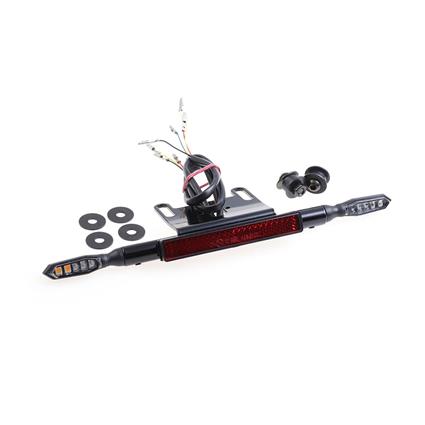 Cult Werk Suporte De Placa De Matrícula Com Luz Harley Davidson Rh 1250 S Abs Sportster S 21-24 Hd-sps021-d-f