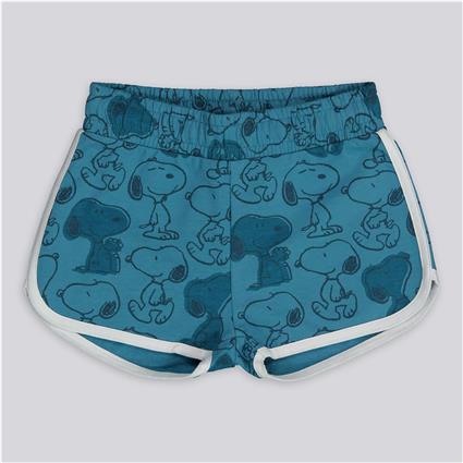 Calções Snoopy - Azul - Calções Menina Peanuts tamanho 6