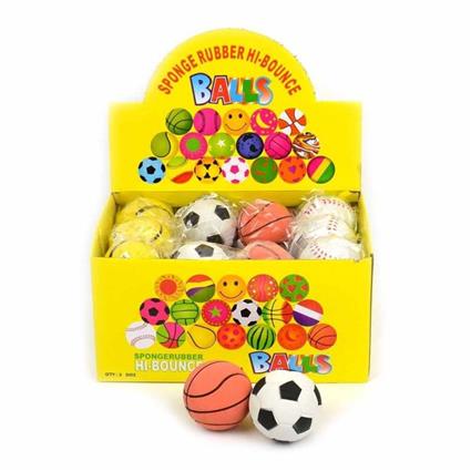 Bola de Borracha Esportes 6cm